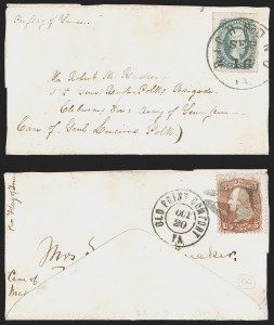Sale 1291, Lot 704, Flag-of-Truce and Prisoners' Mail