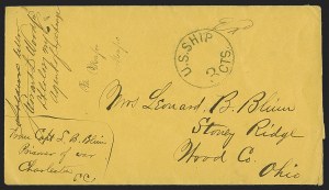 Sale 1291, Lot 707, Flag-of-Truce and Prisoners' Mail