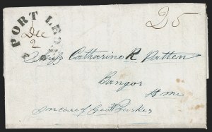 Sale 1291, Lot 74, Florida Postal History: Territorial Period (A-Q)