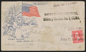 Sale 1291, Lot 741, Diamond Collection of Spanish-American War: Cuba