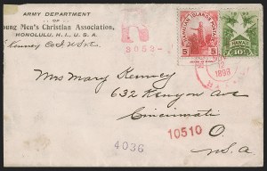 Sale 1291, Lot 763, Diamond Collection of Spanish-American War: Hawaii, Hong Kong