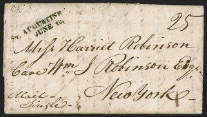 Sale 1291, Lot 79, Florida Postal History: Territorial Period, cont. (S-Y, Balance)