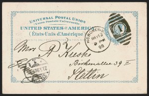 Sale 1291, Lot 802, Diamond Collection of Spanish-American War: Patriotic Covers, William McKinley and Native American Patriotics Sale 1291, Lot 802, Diamond Collection of Spanish-American War: Patriotic Covers