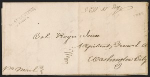 Sale 1291, Lot 82, Florida Postal History: Territorial Period, cont. (S-Y, Balance)