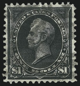 Sale 905, Lot 2170, 1894-98 Bureau Issues (Scott 264 thru 284), $1.00 Black, Ty. II (276A) Sale 905, Lot 2170, 1894-98 Bureau Issues (Scott 264 thru 284)