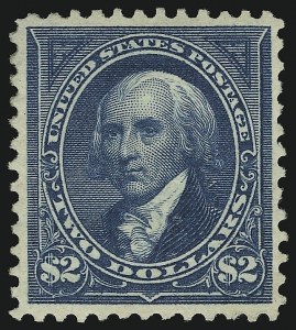 Sale 905, Lot 2173, 1894-98 Bureau Issues (Scott 264 thru 284), $2.00 Bright Blue (277) Sale 905, Lot 2173, 1894-98 Bureau Issues (Scott 264 thru 284)