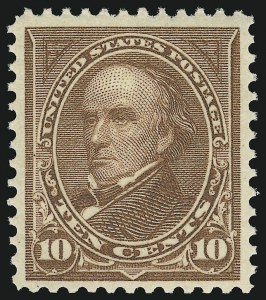 Sale 905, Lot 2187, 1894-98 Bureau Issues (Scott 264 thru 284), 10c Brown, Ty. I (282C) Sale 905, Lot 2187, 1894-98 Bureau Issues (Scott 264 thru 284)