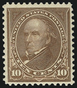 Sale 905, Lot 2188, 1894-98 Bureau Issues (Scott 264 thru 284), 10c Brown, Ty. I (282C) Sale 905, Lot 2188, 1894-98 Bureau Issues (Scott 264 thru 284)