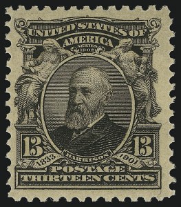 Sale 905, Lot 2301, 1902-08 Issues (Scott 300 thru 320), 13c Purple Black (308) Sale 905, Lot 2301, 1902-08 Issues (Scott 300 thru 320)