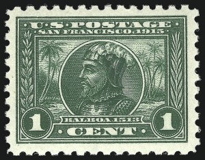 Sale 905, Lot 2502, 1913-15 Panama-Pacific Issue (Scott 397 thru 404), 1c Panama-Pacific, Perf 10 (397, 401) Sale 905, Lot 2502, 1913-15 Panama-Pacific Issue (Scott 397 thru 404)