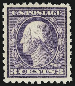 Sale 905, Lot 2566, Washington-Franklin Issues (Scott 424 to 458), 3c Deep Violet (426) Sale 905, Lot 2566, Washington-Franklin Issues (Scott 424 to 458)
