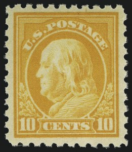 Sale 905, Lot 2572, Washington-Franklin Issues (Scott 424 to 458), 10c Orange Yellow (433) Sale 905, Lot 2572, Washington-Franklin Issues (Scott 424 to 458)
