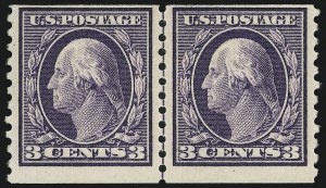 Sale 905, Lot 2598, Washington-Franklin Issues (Scott 424 to 458), 3c-5c 1914 Coils (445-447) Sale 905, Lot 2598, Washington-Franklin Issues (Scott 424 to 458)