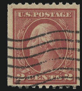 Sale 905, Lot 2616, Washington-Franklin Issues (Scott 424 to 458), 2c Red, Ty. I, Coil (449) Sale 905, Lot 2616, Washington-Franklin Issues (Scott 424 to 458)