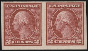 Sale 905, Lot 2644, 1912-14 Issues (Scott 459 to 480), 2c Carmine, Ty. I, Imperforate Coil (459) Sale 905, Lot 2644, 1912-14 Issues (Scott 459 to 480)