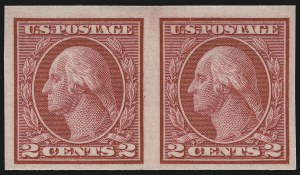 Sale 905, Lot 2645, 1912-14 Issues (Scott 459 to 480), 2c Carmine, Ty. I, Imperforate Coil (459) Sale 905, Lot 2645, 1912-14 Issues (Scott 459 to 480)