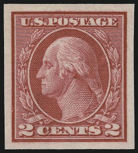 Sale 905, Lot 2646, 1912-14 Issues (Scott 459 to 480), 2c Carmine, Ty. I, Imperforate Coil (459) Sale 905, Lot 2646, 1912-14 Issues (Scott 459 to 480)