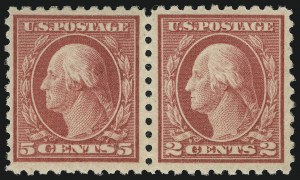 Sale 905, Lot 2658, 1912-14 Issues (Scott 459 to 480), 5c Carmine, Error (467) Sale 905, Lot 2658, 1912-14 Issues (Scott 459 to 480)