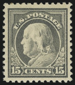 Sale 905, Lot 2714, 1916-23 Issues (Scott 491 to 519), 15c Gray (514) Sale 905, Lot 2714, 1916-23 Issues (Scott 491 to 519)