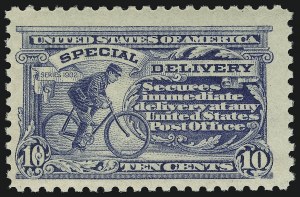 Sale 905, Lot 2888, Special Delivery and Registration, 10c Ultramarine (E9) Sale 905, Lot 2888, Special Delivery and Registration