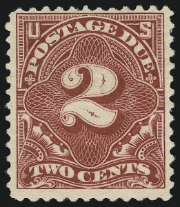 Sale 905, Lot 2915, Postage Due, 2c Vermilion (J30) Sale 905, Lot 2915, Postage Due