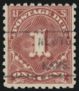 Sale 905, Lot 2940, Postage Due, 1c Rose (J59) Sale 905, Lot 2940, Postage Due
