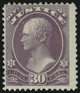 Sale 905, Lot 3236, Officials, 30c Justice (O33) Sale 905, Lot 3236, Officials