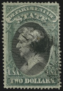 Sale 905, Lot 3257, Officials, $2.00 State (O68) Sale 905, Lot 3257, Officials