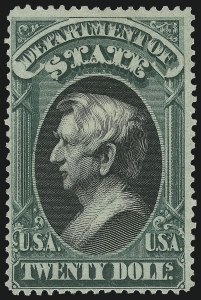 Sale 905, Lot 3262, Officials, $20.00 State (O71) Sale 905, Lot 3262, Officials