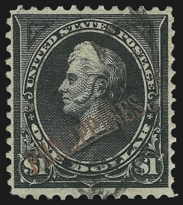 Sale 905, Lot 3838, Philippines, 1901, $1.00 Black, Ty. II (223A) Sale 905, Lot 3838, Philippines