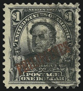 Sale 905, Lot 3848, Philippines, 1903, $1.00 Black (237) Sale 905, Lot 3848, Philippines