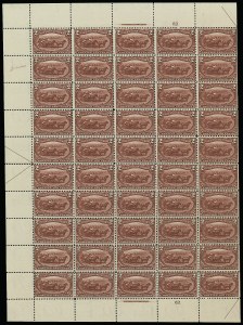 Sale 913, Lot 979, Complete Sheets and Panes, 2c Trans-Mississippi (286) Sale 913, Lot 979, Complete Sheets and Panes