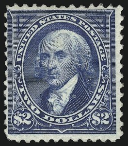 Sale 914, Lot 1094, 1894-98 Bureau Issues (Scott 246 thru 263), $2.00 Bright Blue (262) Sale 914, Lot 1094, 1894-98 Bureau Issues (Scott 246 thru 263)
