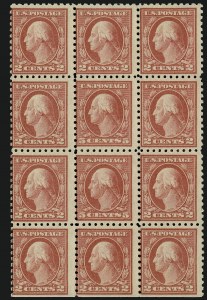 Sale 914, Lot 1673, 1912-23 Issues (Scott 459 to 480), 5c Carmine, Error (467) Sale 914, Lot 1673, 1912-23 Issues (Scott 459 to 480)