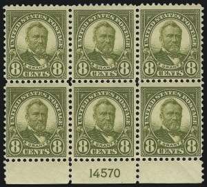 Sale 914, Lot 1838, 1922-29 and Later Issues (Scott 551 to 599A), 8c Olive Green (560) Sale 914, Lot 1838, 1922-29 and Later Issues (Scott 551 to 599A)