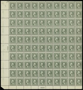 Sale 914, Lot 2576, Sheets and Large Multiples, 1c Gray Green (536) Sale 914, Lot 2576, Sheets and Large Multiples