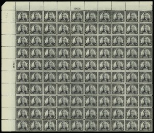 Sale 914, Lot 2599, Sheets and Large Multiples, 17c Black (623) Sale 914, Lot 2599, Sheets and Large Multiples