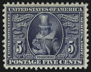 Sale 914, Lot 2705, Group by Issue, 1c-5c Jamestown (328-330) Sale 914, Lot 2705, Group by Issue