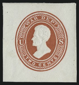 Sale 914, Lot 2966, Official Stationery, 2c Vermilion on White (UO32) Sale 914, Lot 2966, Official Stationery