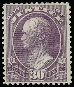 Sale 923, Lot 3215, Officials, 30c Justice (O33) Sale 923, Lot 3215, Officials