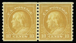 Sale 929, Lot 370, 1912-23 Issues (Scott 485 to 519), 1c-10c 1916-22 Issue, Coil (490, 492-497) Sale 929, Lot 370, 1912-23 Issues (Scott 485 to 519)