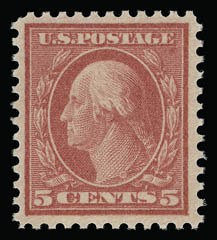 Sale 930, Lot 2602, 1917-19 Issues (Scott 481-524), 5c Rose, Error (505) Sale 930, Lot 2602, 1917-19 Issues (Scott 481-524)