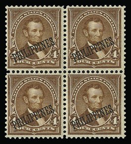 Sale 930, Lot 3130, Philippines, 1901, 4c Orange Brown (220) Sale 930, Lot 3130, Philippines