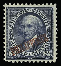 Sale 930, Lot 3139, Philippines, 1901, $2.00 Dark Blue (224) Sale 930, Lot 3139, Philippines