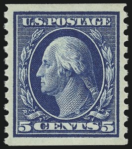 Sale Number 932, Lot Number 155, 1914 Coil Issue (Scott 441 to 447) Sale Number 932, Lot Number 155, 1914 Coil Issue (Scott 441 to 447)