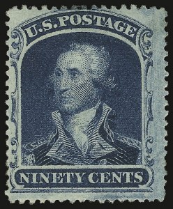 Sale 938, Lot 1091, 1857-60 Issue, 90c Blue (39) Sale 938, Lot 1091, 1857-60 Issue