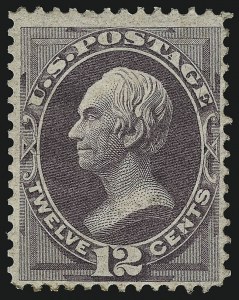 Sale 938, Lot 1283, 1870-88 Bank Note Issues, 12c Dull Violet (151) Sale 938, Lot 1283, 1870-88 Bank Note Issues