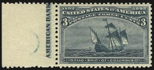 Sale Number 938, Lot Number 1366, 1893 Columbian Issue Sale Number 938, Lot Number 1366, 1893 Columbian Issue