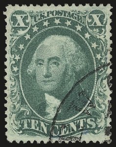 Sale Number 946, Lot Number 283, 1857-60 Issue (Scott 18-39) Sale Number 946, Lot Number 283, 1857-60 Issue (Scott 18-39)