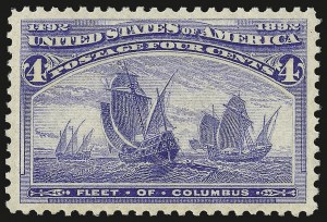 Sale Number 946, Lot Number 652, 1893 Columbian Issue (Scott 230-245) Sale Number 946, Lot Number 652, 1893 Columbian Issue (Scott 230-245)